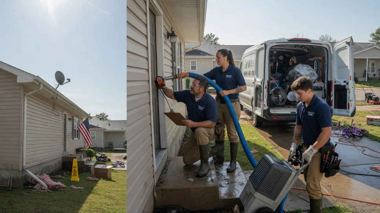 Ceiling Water Damage Restoration in Mark, IL near me